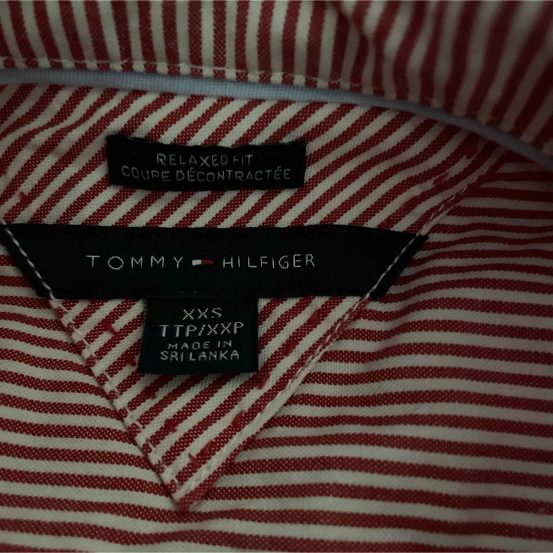 TOMMY HILFIGER(トミーヒルフィガー)のトミーヒルフィガー　ストライプ　ボーダー　シャツ レディースのトップス(シャツ/ブラウス(長袖/七分))の商品写真