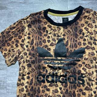 オリジナルス(Originals（adidas）)のアディダスオリジナルス レオパード ヒョウ柄 Tシャツ S Adidas(Tシャツ(半袖/袖なし))