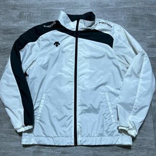 デサント(DESCENTE)のDESCENTE デサント ナイロンジャケット ウィンドブレーカー O 白(その他)