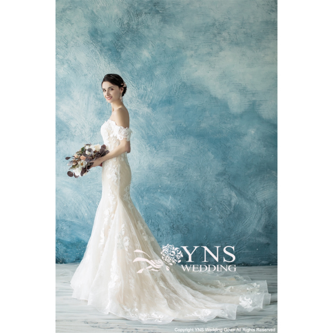 YNSウェディング マーメイドドレス 2way レディースのフォーマル/ドレス(ウェディングドレス)の商品写真