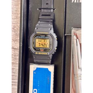 CASIO G-SHOCK DW-5600(ゴールド) プレミア　モデル(腕時計(デジタル))