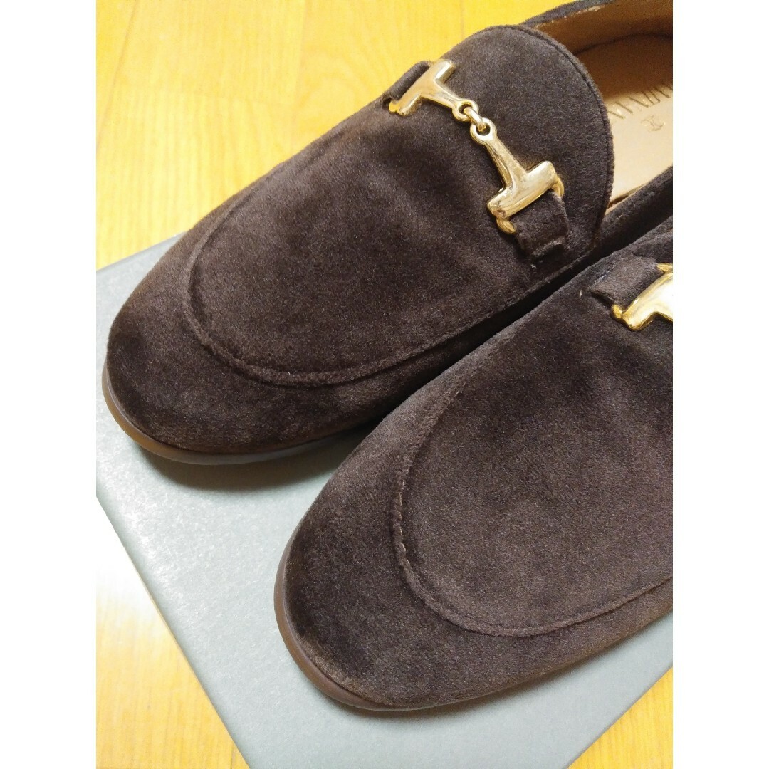 DEUXIEME CLASSE(ドゥーズィエムクラス)の【未使用】CAMINANDO VELOUR BIT SLIP ON レディースの靴/シューズ(ローファー/革靴)の商品写真