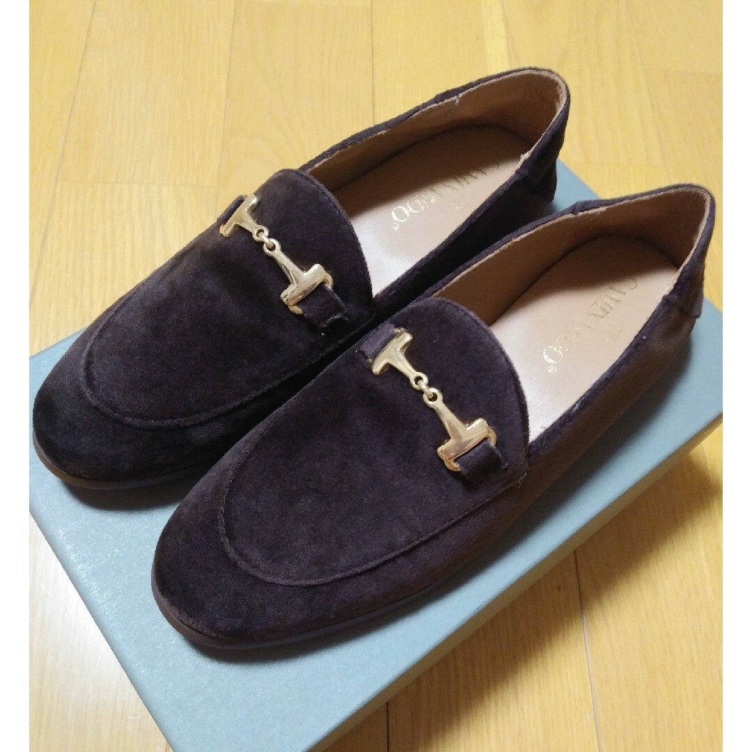 DEUXIEME CLASSE(ドゥーズィエムクラス)の【未使用】CAMINANDO VELOUR BIT SLIP ON レディースの靴/シューズ(ローファー/革靴)の商品写真