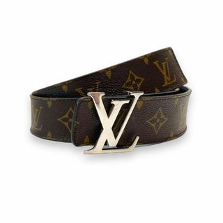 ルイヴィトン(LOUIS VUITTON)のルイヴィトン LOUIS VUITTON ベルト 茶　ブラウン　シルバーバックル(ベルト)