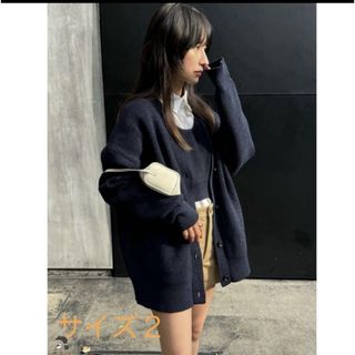 クラネ(CLANE)の新品　CLANE BUSTIER SET KNIT CARDIGAN サイズ2(カーディガン)