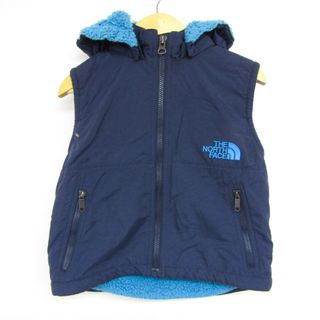 THE NORTH FACE - ザ・ノースフェイス コンパクトノマドベスト フード付き 裏ボア アウター キッズ 男の子用 100サイズ ネイビー THE NORTH FACE