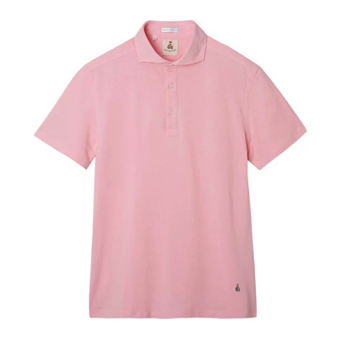 GUY ROVER(ギローバー)の新品｜GUY ROVER ポロシャツ ピンク Mサイズ相当 メンズのトップス(ポロシャツ)の商品写真