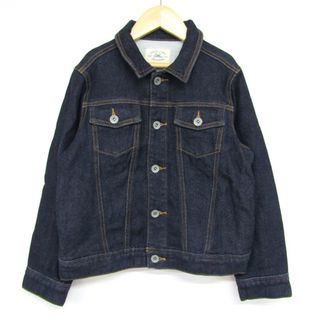 ユナイテッドアローズ デニムジャケット Gジャン グリーンレーベルリラクシング キッズ 男の子用 135サイズ ネイビー UNITED ARROWS