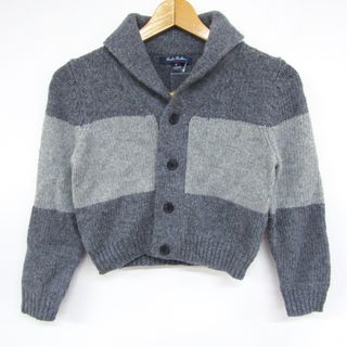 ブルックスブラザース(Brooks Brothers)のブルックスブラザーズ ニットカーディガン ショールカラー キッズ 男の子用 Sサイズ グレー Brooks Brothers(カーディガン)