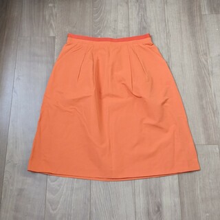 アナイ(ANAYI)の新品 アナイ オレンジ Aライン 台形 スカート(ひざ丈スカート)