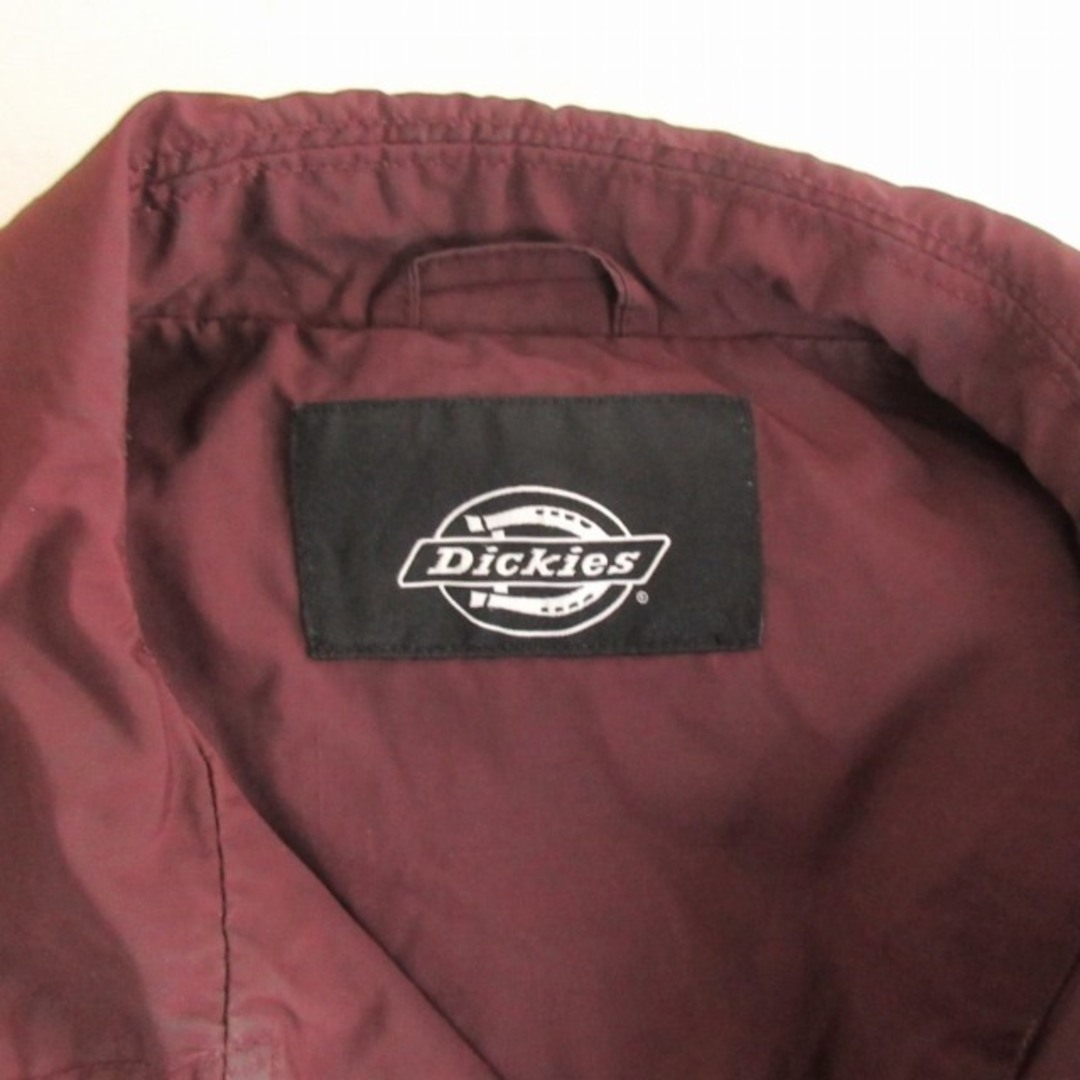 Dickies(ディッキーズ)のディッキーズ コーチジャケット シャツジャケット 長袖 赤 ワインレッド 系 メンズのジャケット/アウター(ブルゾン)の商品写真