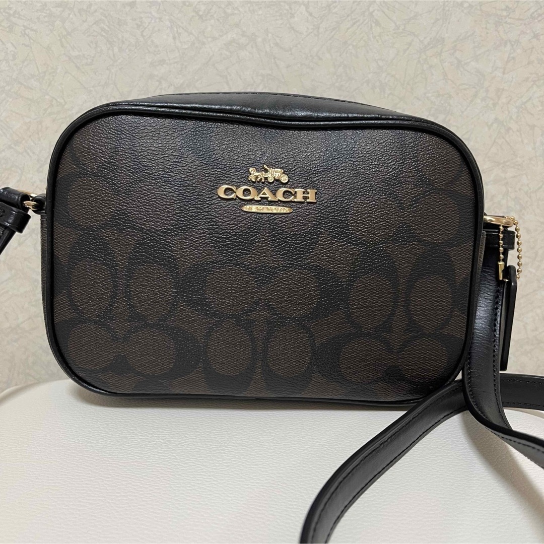 COACH(コーチ)のコーチ　coach ミニ ジェイミー カメラ バッグ・シグネチャー キャンバス レディースのバッグ(ショルダーバッグ)の商品写真