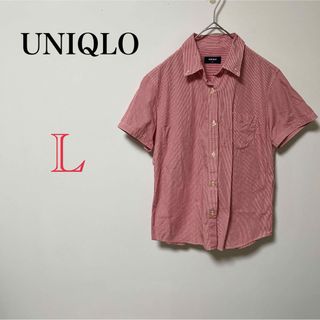 ユニクロ(UNIQLO)の【UNIQLO】ユニクロ シャツ レディース 古着 チェック(シャツ/ブラウス(半袖/袖なし))