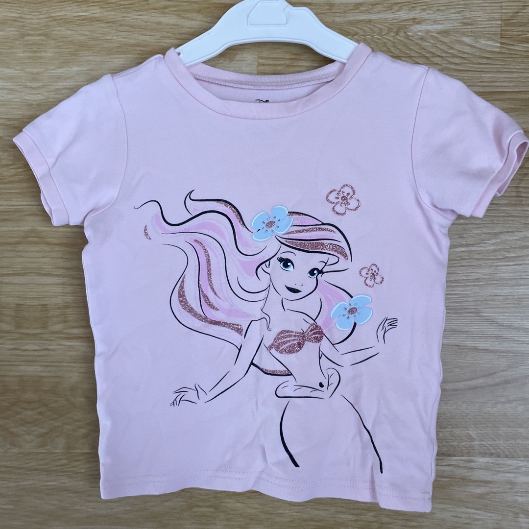 Disney(ディズニー)のDisney リトルマーメイド　アリエル　半袖Tシャツ キッズ/ベビー/マタニティのキッズ服女の子用(90cm~)(Tシャツ/カットソー)の商品写真