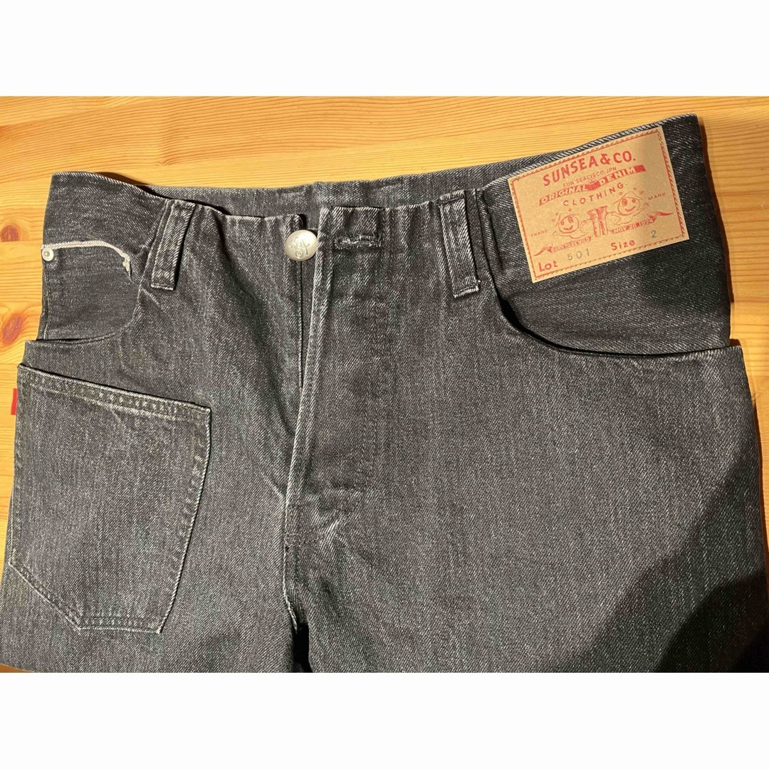 SUNSEA - sunsea altanating bk denim サイズ2 サンシー デニム SUNSEA - sunsea altanating bk denim サイズ2 サンシー デニム