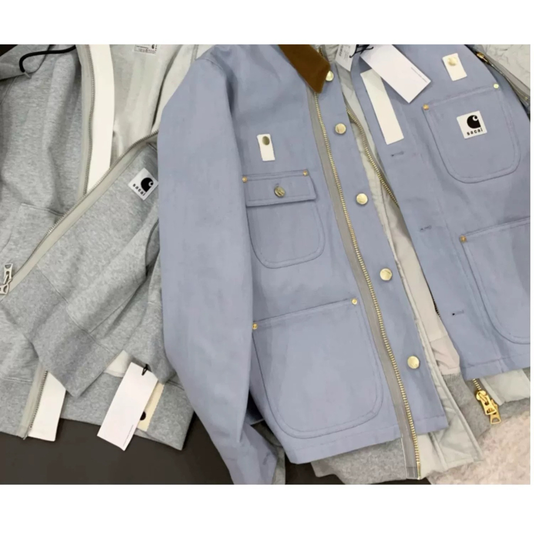 Sacai×Carhartt WIPデコンストラクトワークジャケット メンズのジャケット/アウター(その他)の商品写真