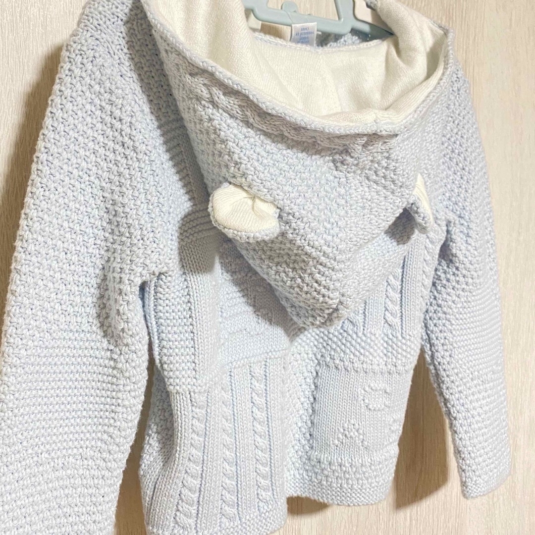 Ralph Lauren(ラルフローレン)のラルフローレン　ニットパーカー　90 キッズ/ベビー/マタニティのキッズ服男の子用(90cm~)(ジャケット/上着)の商品写真