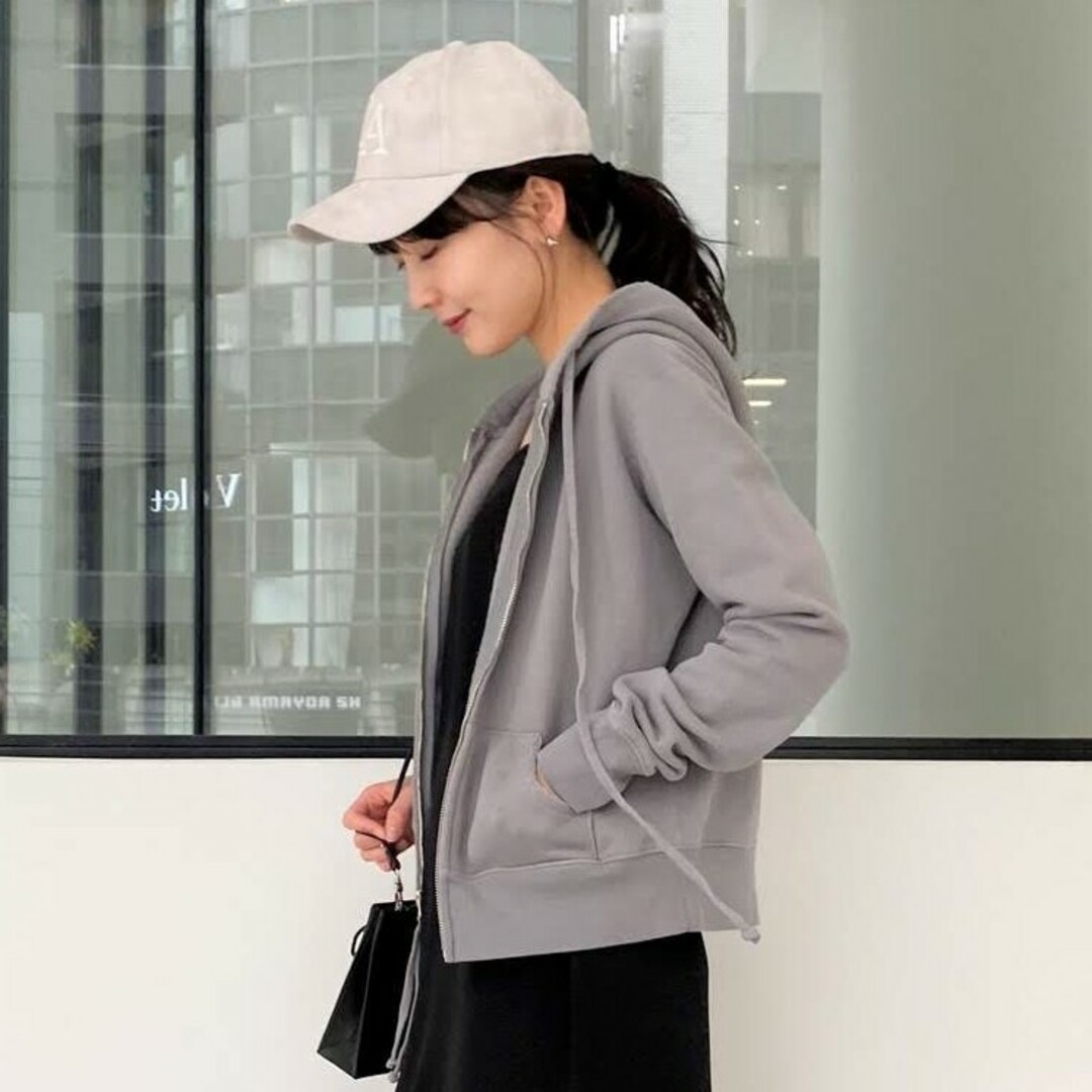 L'Appartement DEUXIEME CLASSE(アパルトモンドゥーズィエムクラス)の【NILI LOTAN/ニリ ロータン】ZIP UP HOODIE レディースのトップス(パーカー)の商品写真