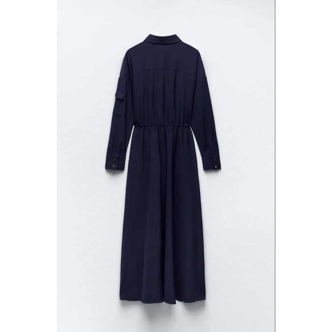 ZARA - 新品 ZARA 今季 激レア 2024 ロングワンピース 濃紺 ZARA - 新品 ZARA 今季 激レア 2024 ロングワンピース 濃紺