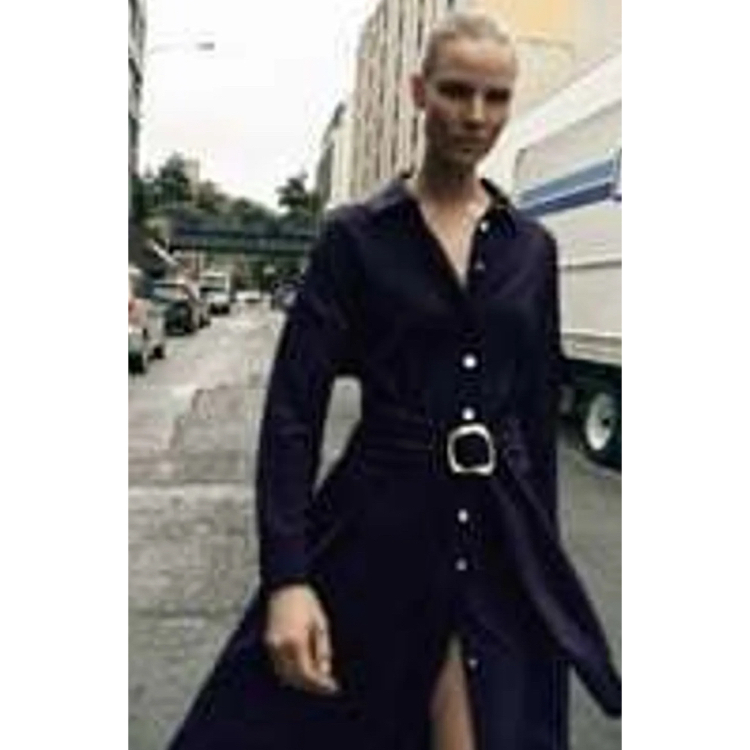 ZARA - 新品 ZARA 今季 激レア 2024 ロングワンピース 濃紺 ZARA - 新品 ZARA 今季 激レア 2024 ロングワンピース 濃紺