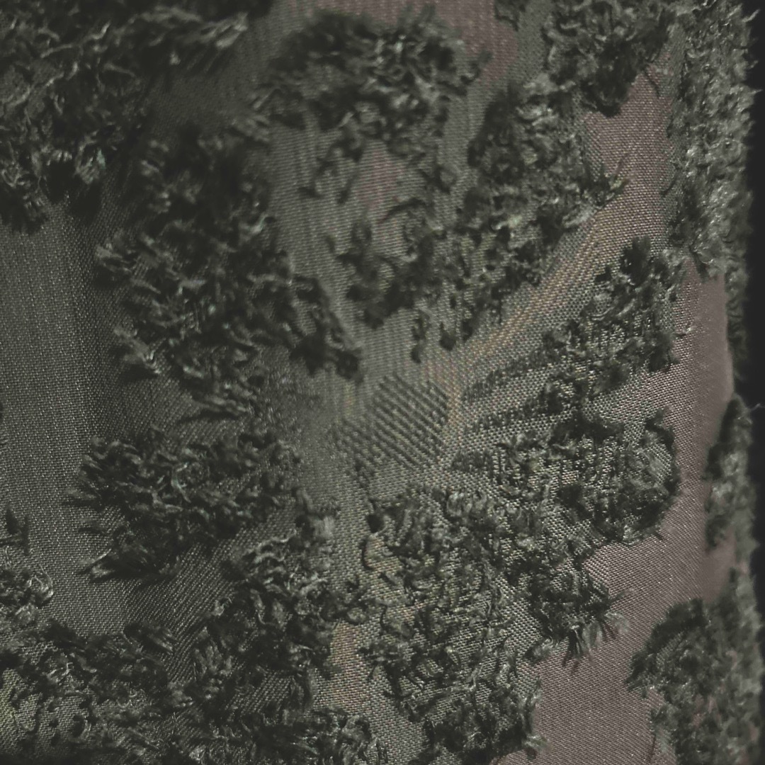 Branche Ada 半袖トップス　ジャガードトップスグリーン レディースのトップス(シャツ/ブラウス(半袖/袖なし))の商品写真