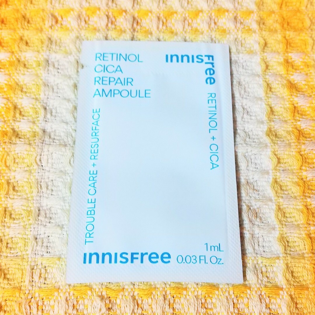 Innisfree(イニスフリー)のお試し用♡イニスフリー レチノール シカリペアセラム  アンプル 美容液 5枚 コスメ/美容のスキンケア/基礎化粧品(美容液)の商品写真