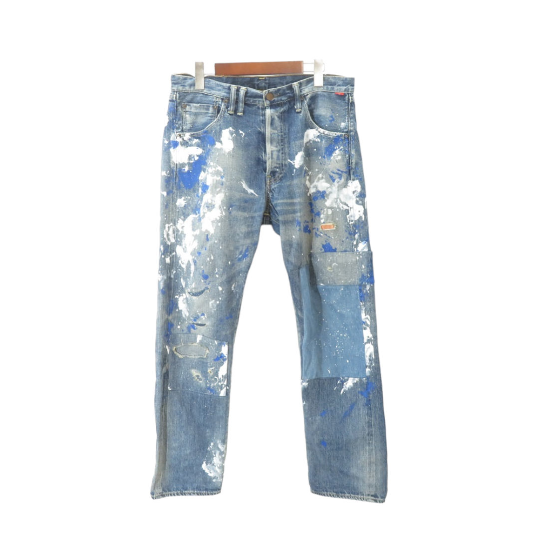anachronorm - ANACHRONORM AN070 PAINT REMAKE DENIM PANTSの anachronorm - ANACHRONORM AN070 PAINT REMAKE DENIM PANTSの