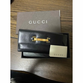 グッチ(Gucci)の【GUCCI バンブー 長財布 フラップ 薄型】(長財布)