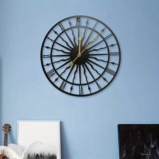 壁掛け 時計 太陽 スタイリッシュ アナログ おしゃれ かわいい  掛け時計(掛時計/柱時計)