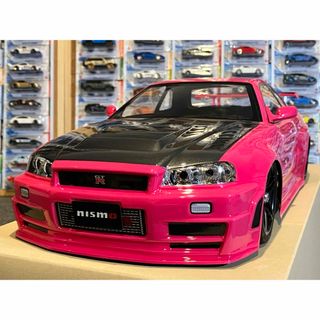 タミヤラジコン日産スカイラインGT-R R34 スペアボディ　チェリーレッド(ホビーラジコン)