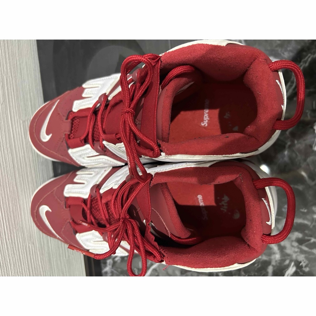 Supreme(シュプリーム)のAIR MORE UPTEMPOSUPREMEVARSITY RED/WHITE メンズの靴/シューズ(スニーカー)の商品写真