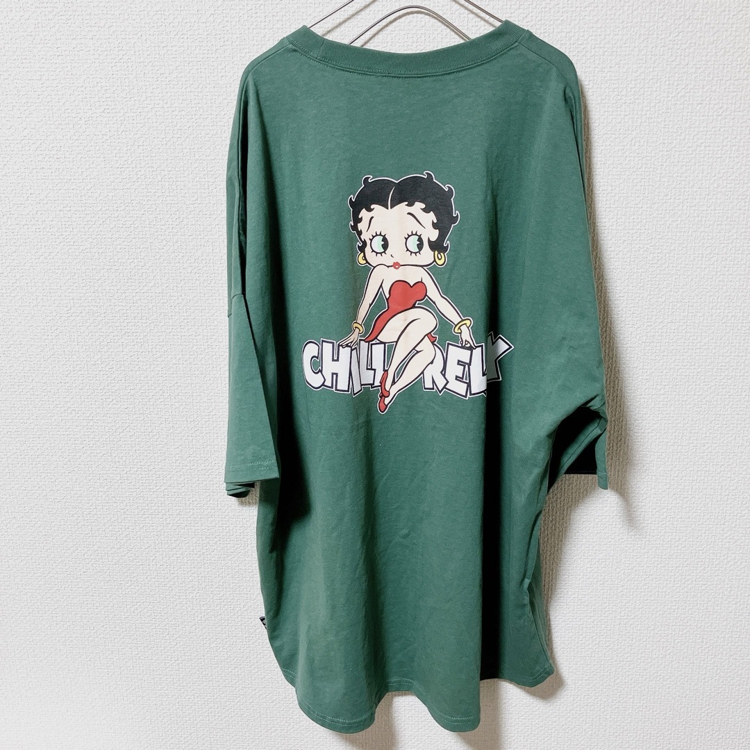 Betty Boop(ベティブープ)のCHILLRELAX ベティブープ コラボT オーバーサイズ 2xl相当 メンズのトップス(Tシャツ/カットソー(半袖/袖なし))の商品写真