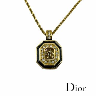 クリスチャンディオール(Christian Dior)の【極美品】Christian Dior CD ロゴ オクタゴン ネックレス(ネックレス)