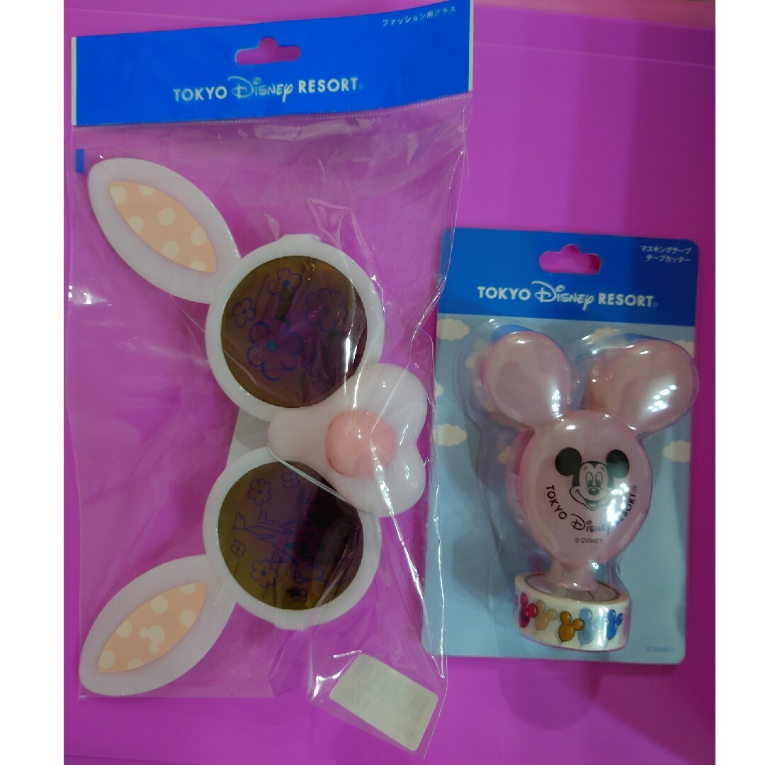 Disney(ディズニー)のテープカッター　マスキングテープ　ファッション用グラス　ディズニー　イースター エンタメ/ホビーのおもちゃ/ぬいぐるみ(キャラクターグッズ)の商品写真