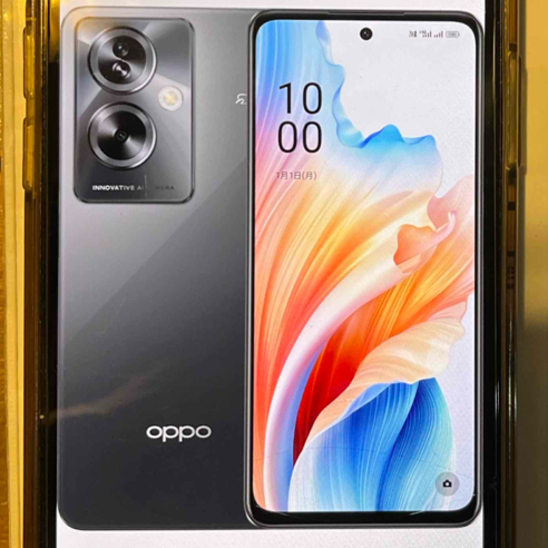 OPPO(オッポ)の在庫3個 OPPO A79 5G A303OP ミステリーブラック スマホ/家電/カメラのスマートフォン/携帯電話(スマートフォン本体)の商品写真