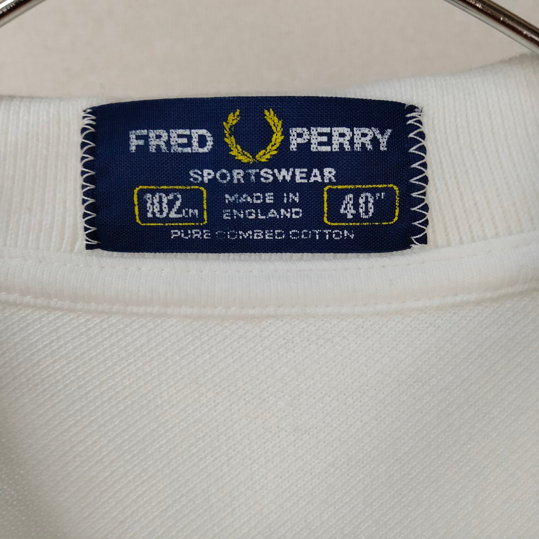 FRED PERRY(フレッドペリー)の90s フレッドペリー　ロゴ刺繍　シンプル　ポロシャツ　半袖シャツ　古着 メンズのトップス(ポロシャツ)の商品写真