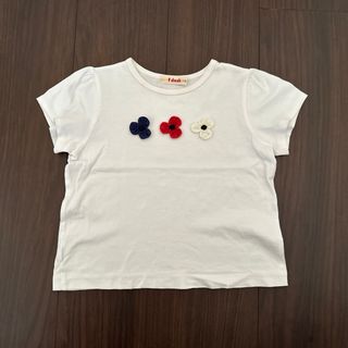 ファミリア(familiar)のf dash☆お花Tシャツ☆110(Tシャツ/カットソー)