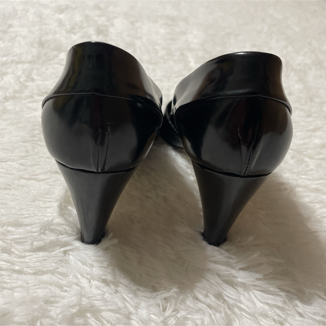 PELLICO(ペリーコ)の【美品】PELLICO レディースパンプス　レザー22.5ブラック レディースの靴/シューズ(ハイヒール/パンプス)の商品写真