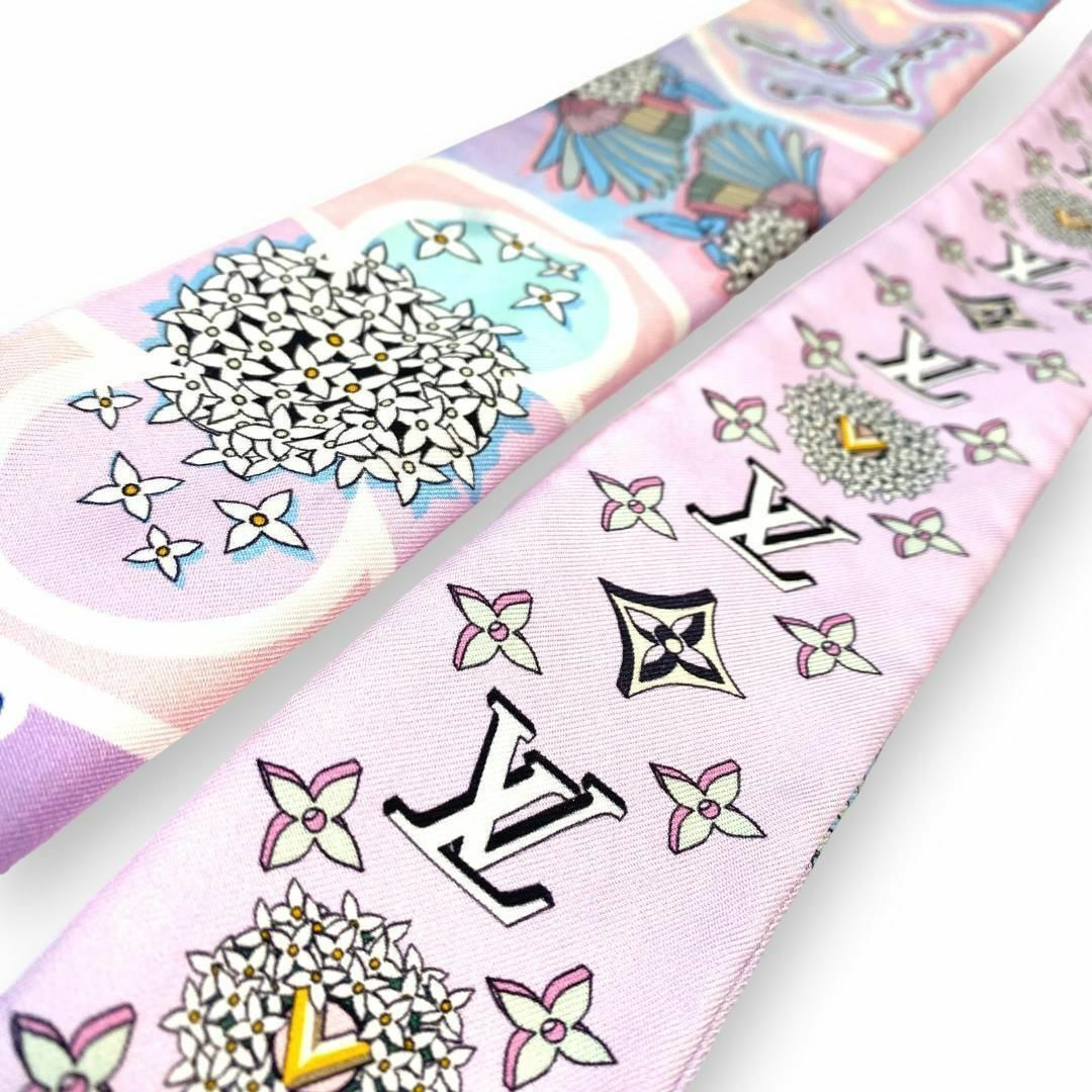 ルイヴィトン LOUIS VUITTON バンドー スカーフ 白 ホワイト ピン ルイヴィトン LOUIS VUITTON バンドー スカーフ 白 ホワイト ピン