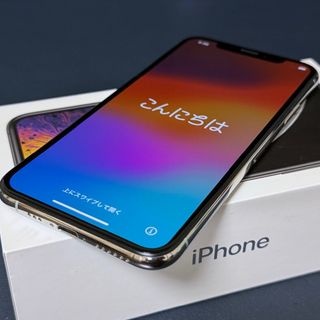 アイフォーン(iPhone)のiPhone XS Silver 256GB(スマートフォン本体)