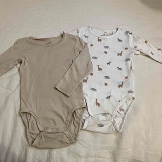 エイチアンドエム(H&M)のH&M Baby長袖肌着ロンパース12-18month(ロンパース)