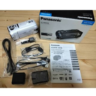 パナソニック(Panasonic)の送料込 ジャンク品 Panasonic ビデオカメラ HC-W870M-W(ビデオカメラ)