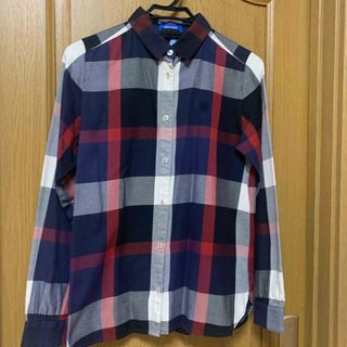 ブルーレーベルクレストブリッジ(BLUE LABEL CRESTBRIDGE)のお値下げ　ブルーレーベルクレストブリッジ　チェックシャツ　36(シャツ/ブラウス(長袖/七分))