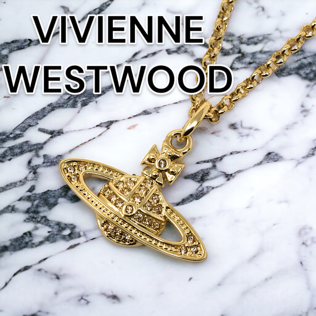 Vivienne Westwood(ヴィヴィアンウエストウッド)の【新品未使用】ヴィヴィアンウエストウッド【日本正規品】ネックレス　ゴールド レディースのアクセサリー(ネックレス)の商品写真