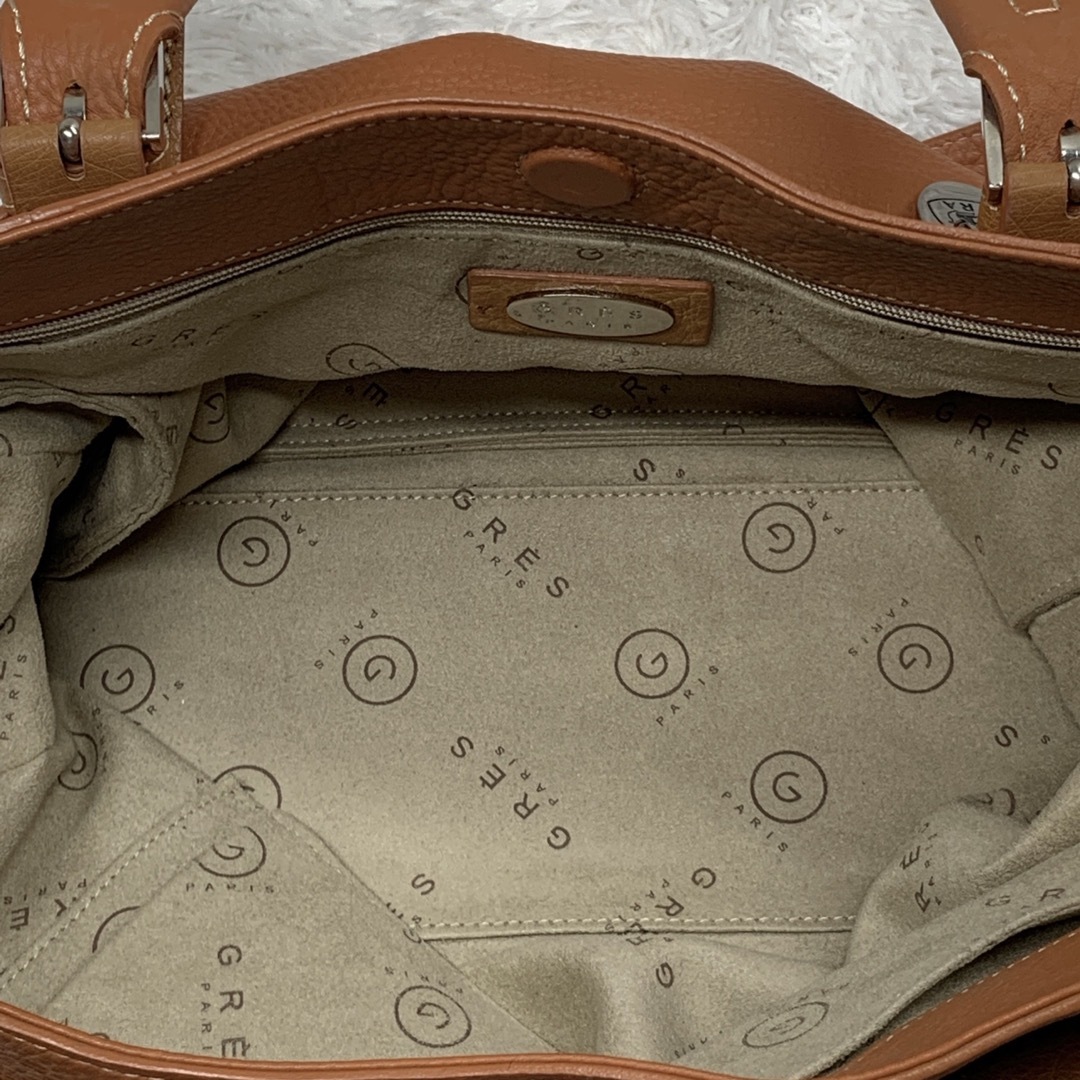 GRES(グレ)の【美品】GRES グレ2WAYトートバッグ JRA公認オーストリッチ レディースのバッグ(トートバッグ)の商品写真