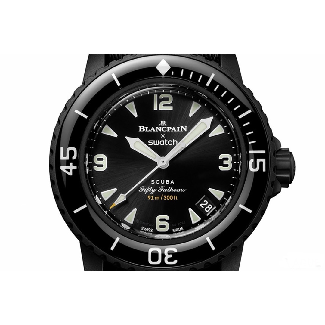 swatch - ベルト交換済み　ブランパン　スウォッチ　OCEAN OF STORMS