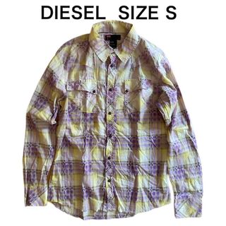 ディーゼル(DIESEL)のDIESEL ディーゼル 長袖シャツ ウェスタン チェック刺繍 ヴィンテージ S(シャツ)