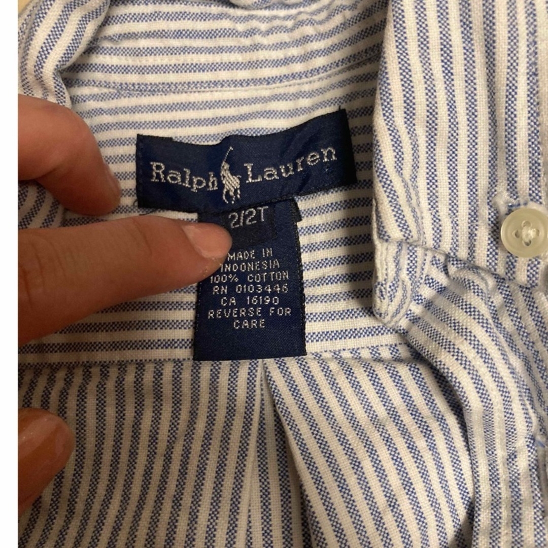 Ralph Lauren(ラルフローレン)のラルフローレン  シャツ　2T キッズ/ベビー/マタニティのキッズ服男の子用(90cm~)(Tシャツ/カットソー)の商品写真
