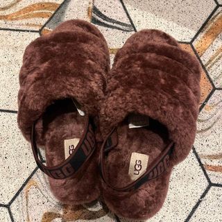 アグ(UGG)のUGG for emmi アグ サンダル FLUFF YEAH SLIDE(サンダル)