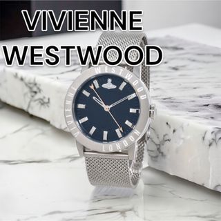 ヴィヴィアンウエストウッド(Vivienne Westwood)の【新品未使用】ヴィヴィアンウエストウッド【日本正規品】時計　ネイビー シルバー(腕時計)